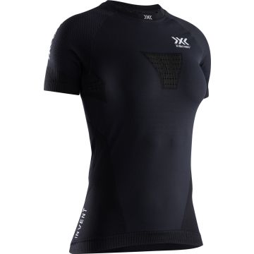 X-BIONIC Invent 4.0 Running Shirt SH SL opal black/arctic white - Damen