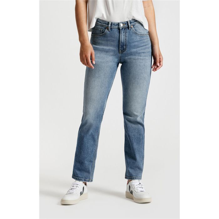 DU/ER Midweight Denim High Rise Straight - Vintage - Damen main product photo