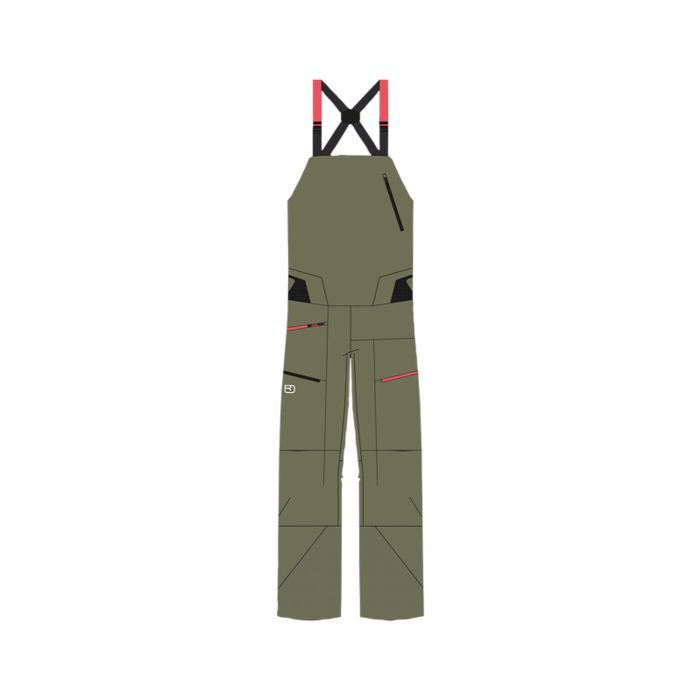 ORTOVOX 3L DEEP SHELL BIB PANTS - Damen main product photo