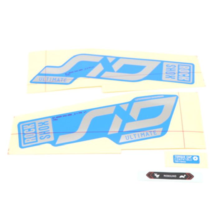 ROCK SHOX Fork Decal Kit, Sid Ultimate -100mm 20+ polar for blue main product photo