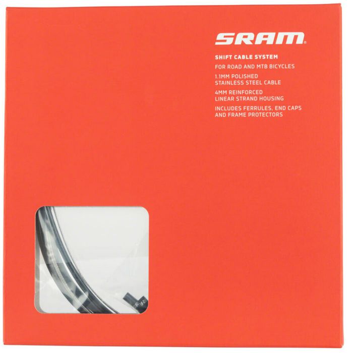 SRAM Shift Cable and Housing Kit stainless steel 4mm main product photo