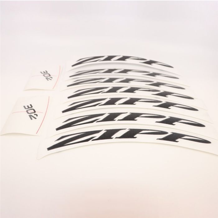 Wheel Decal Kit Zipp 302 RimBrake Single Rim black main product photo